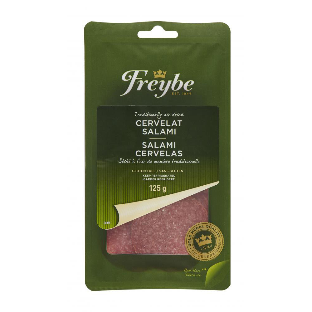 Freybe Cervelat Sliced Salami 125g