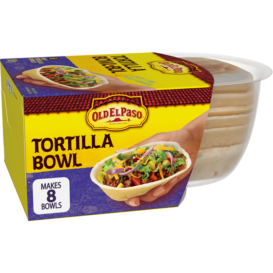 Old El Paso Tortilla Bowl, 8ct