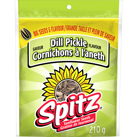 Spitz Dill Pickle Sunflower Seeds 210g