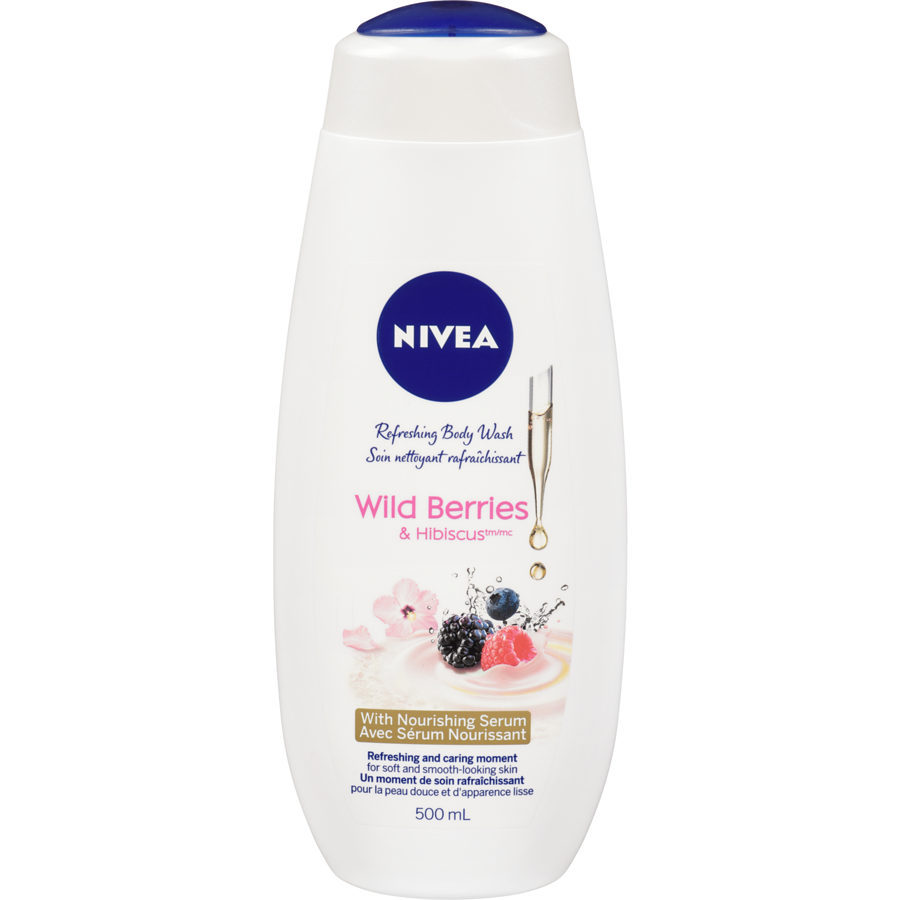 Nivea Wild Berries & Hibiscus Body Wash 500ml