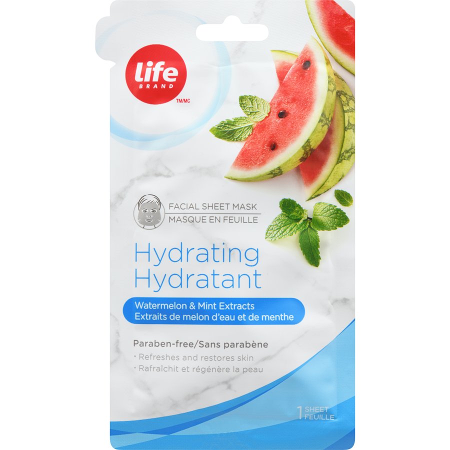 Life Brand Hydrating Watermelon & Mint Sheet Mask