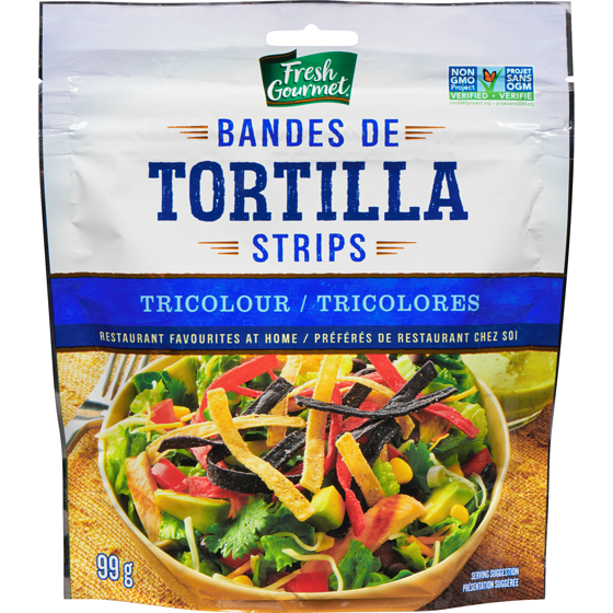 Fresh Gourmet Tri Colour Tortilla Strips 99 g