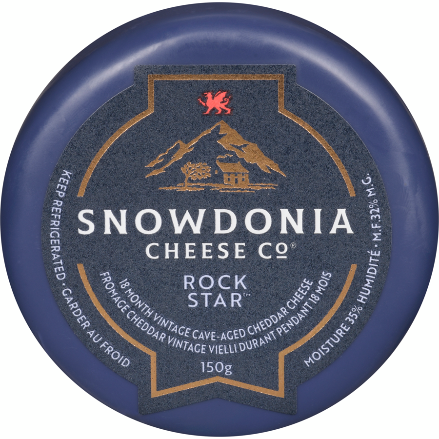 Snowdonia Rock Star Cave-Aged Cheedar Cheese 150g