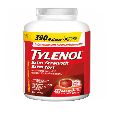 Tylenol Extra Strength 500mg EZ Tabs 390ct