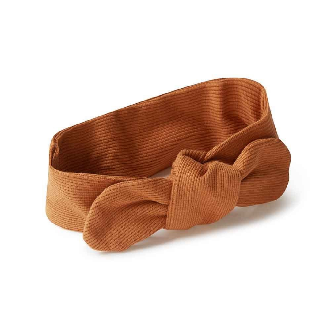 Snuggle Hunny Ribbed Organic Topknot - Biscuit