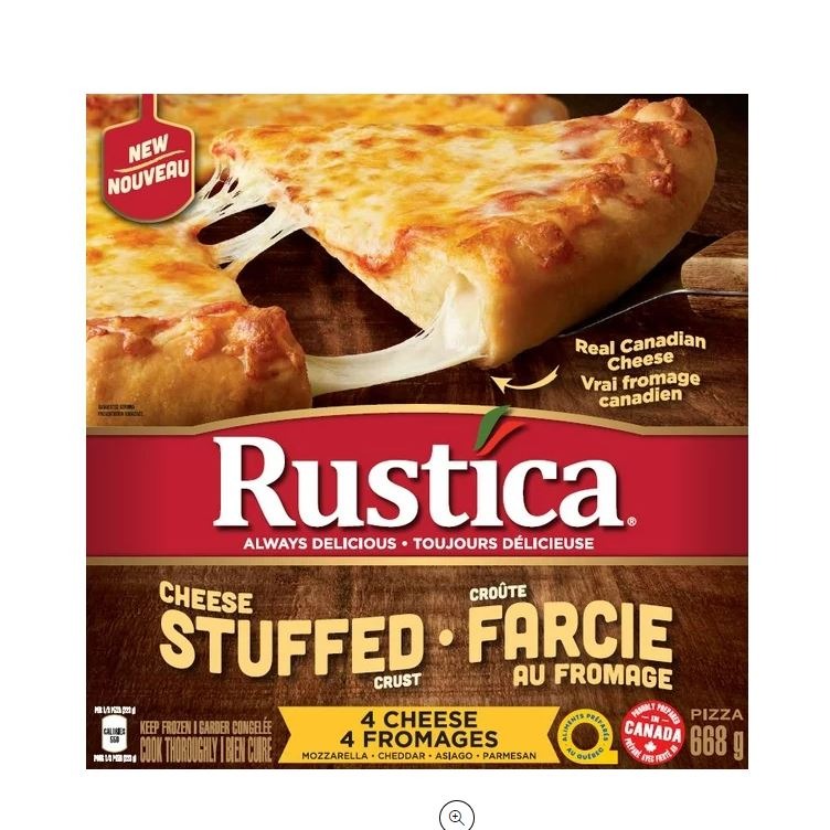 Rustica 4 Cheese Pizza 668g