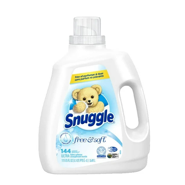 Snuggle Free & Soft Fabric Softener 3.41L