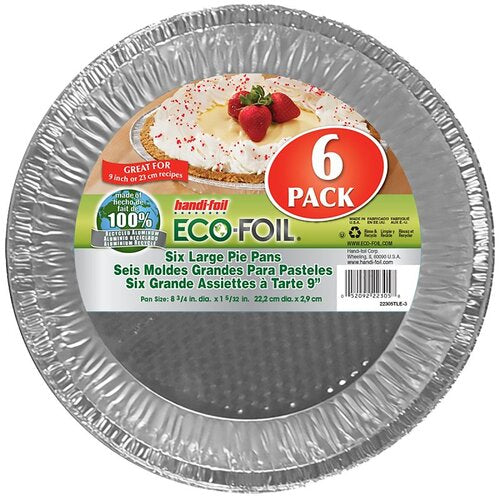 Handi-Foil 9" Pie Pans 6ct