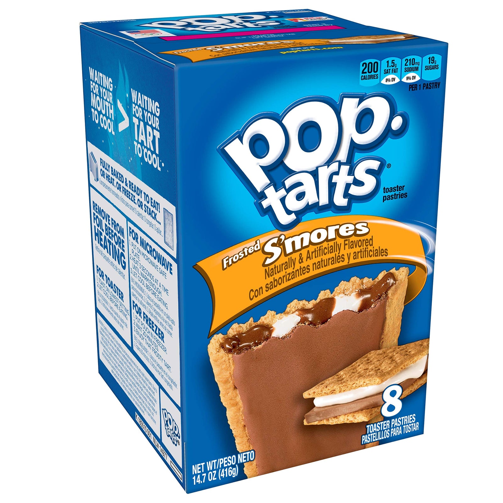 Kelloggs Frosted Smores Pop Tart 48g x 8ct