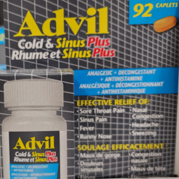 Advil Cold & Sinus Plus 92ct