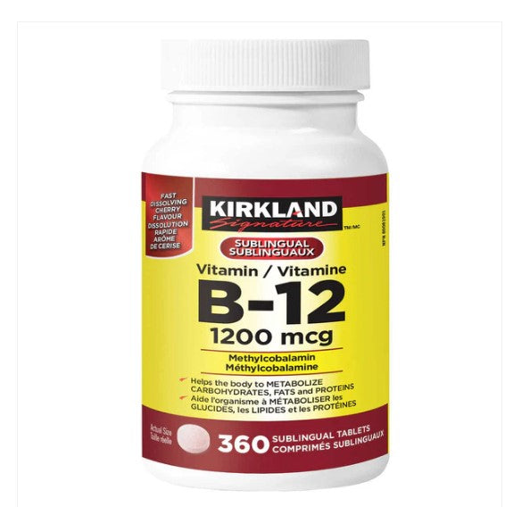 Kirkland Signature Vitamin B-12 1200mcg 360ct