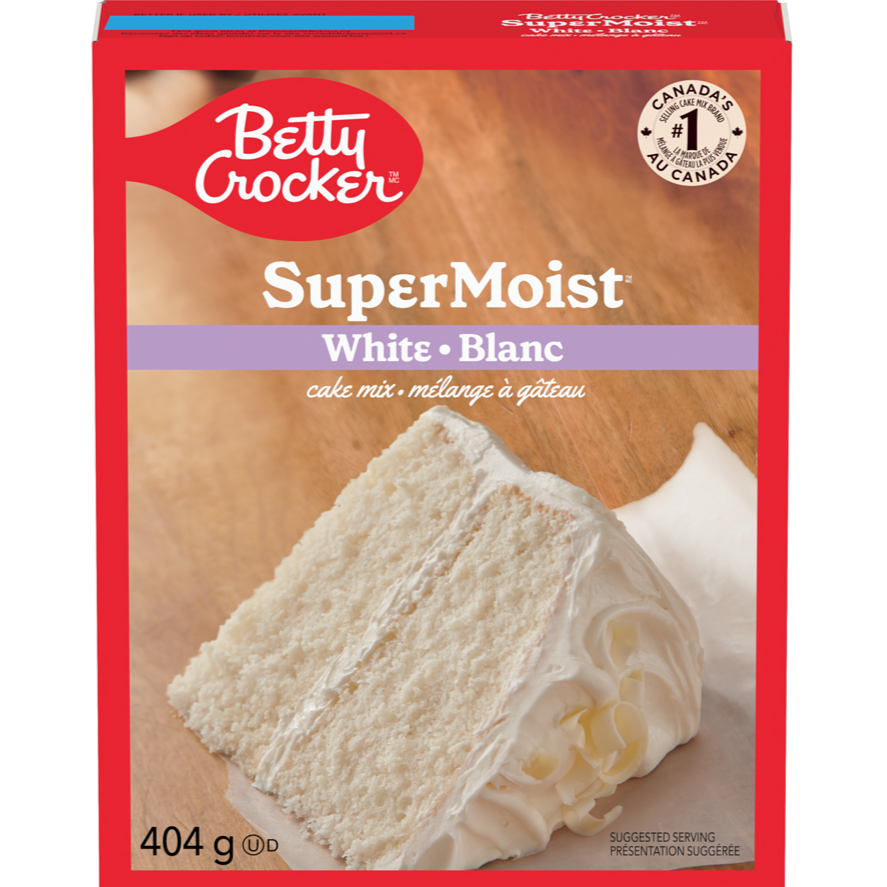 Betty Crocker SuperMoist White Cake Mix 404g
