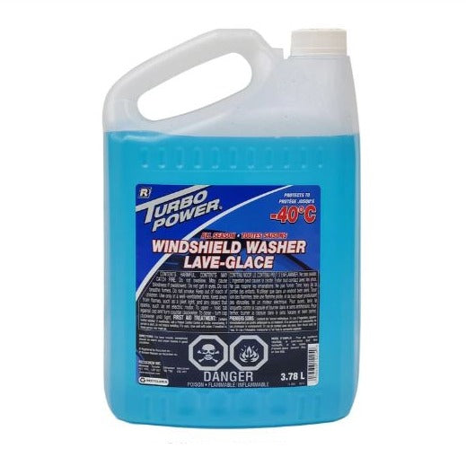 Turbo Power Windshield Washer Fluid All Season -40C 378L