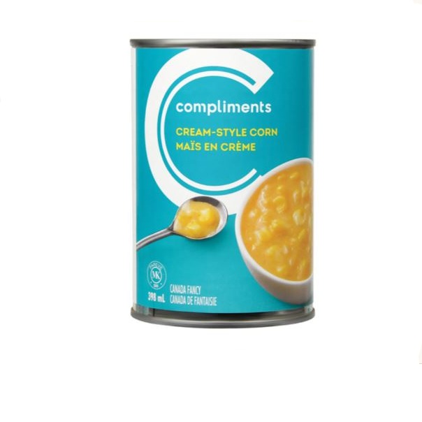 Compliments Cream-Style Corn 398ml
