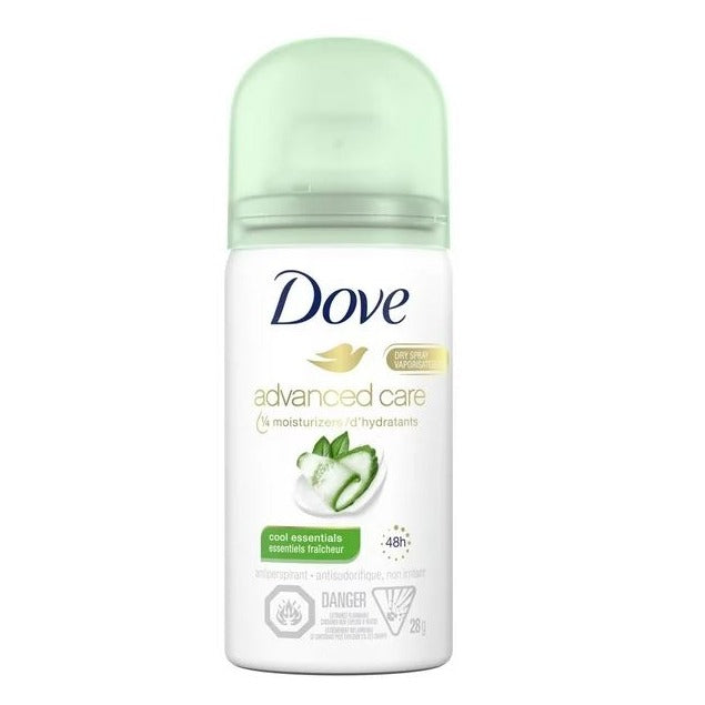Dove Cool Essentials Travel Dry Spray Antiperspirant 28g
