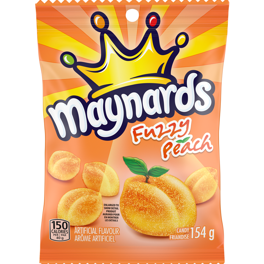 Maynards Fuzzy Peach  154g