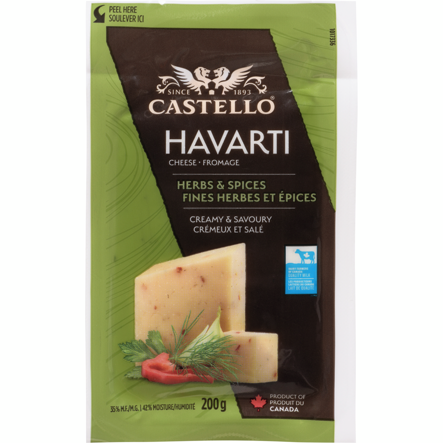Castello Havarti Herb & Spice Cheese 200g