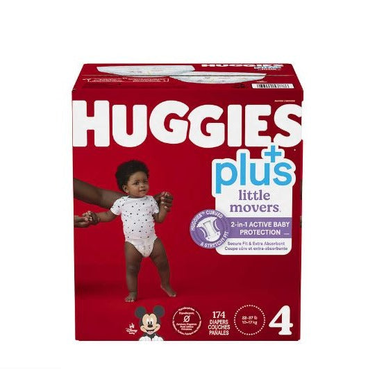 Huggies Little Movers Plus Size 4 180ct