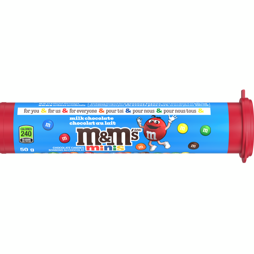 M&M's Mini's Milk Chocolate Candies 50g