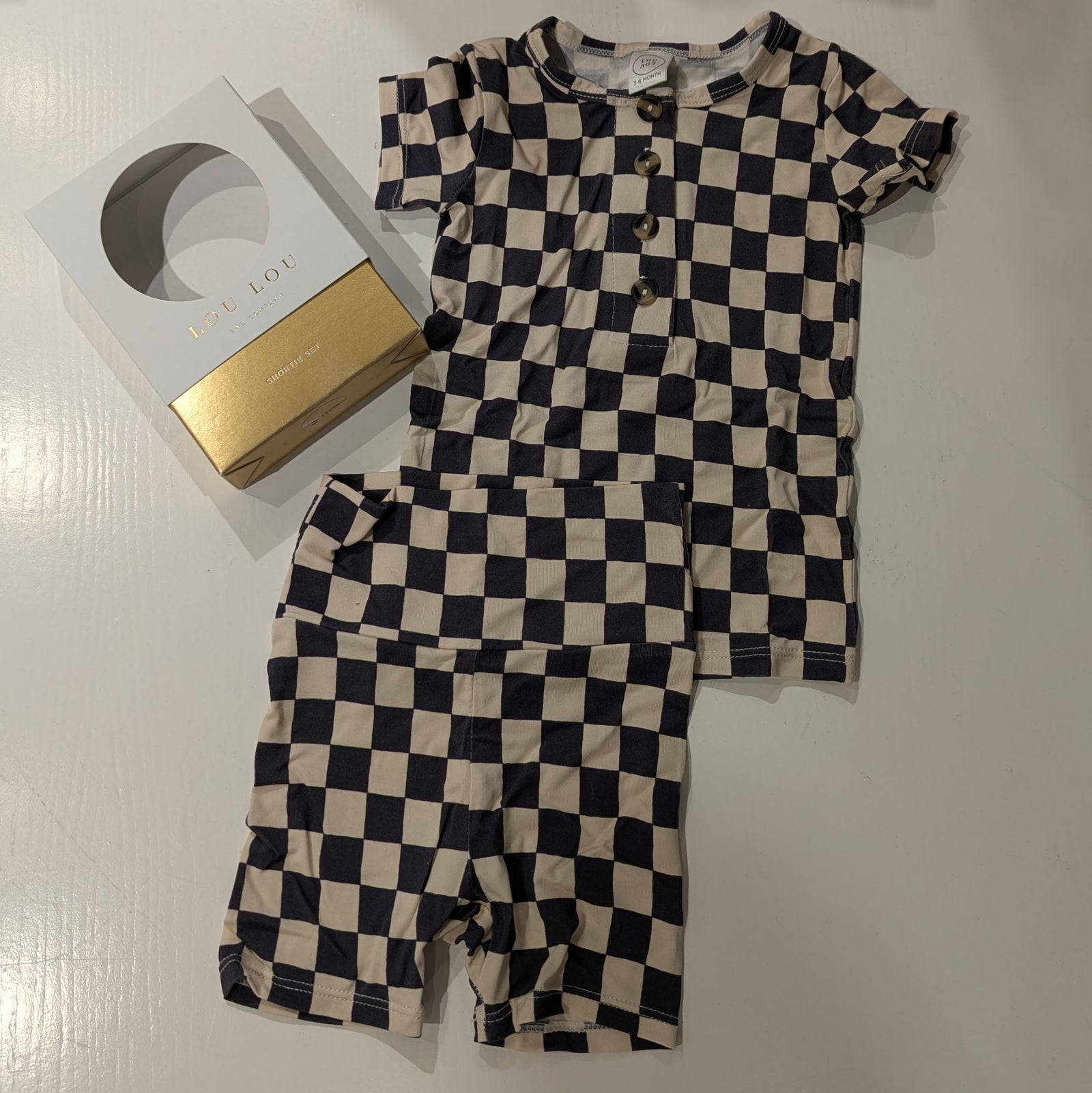 Lou Lou & Company Gibson Shortie Set, 3-6mth