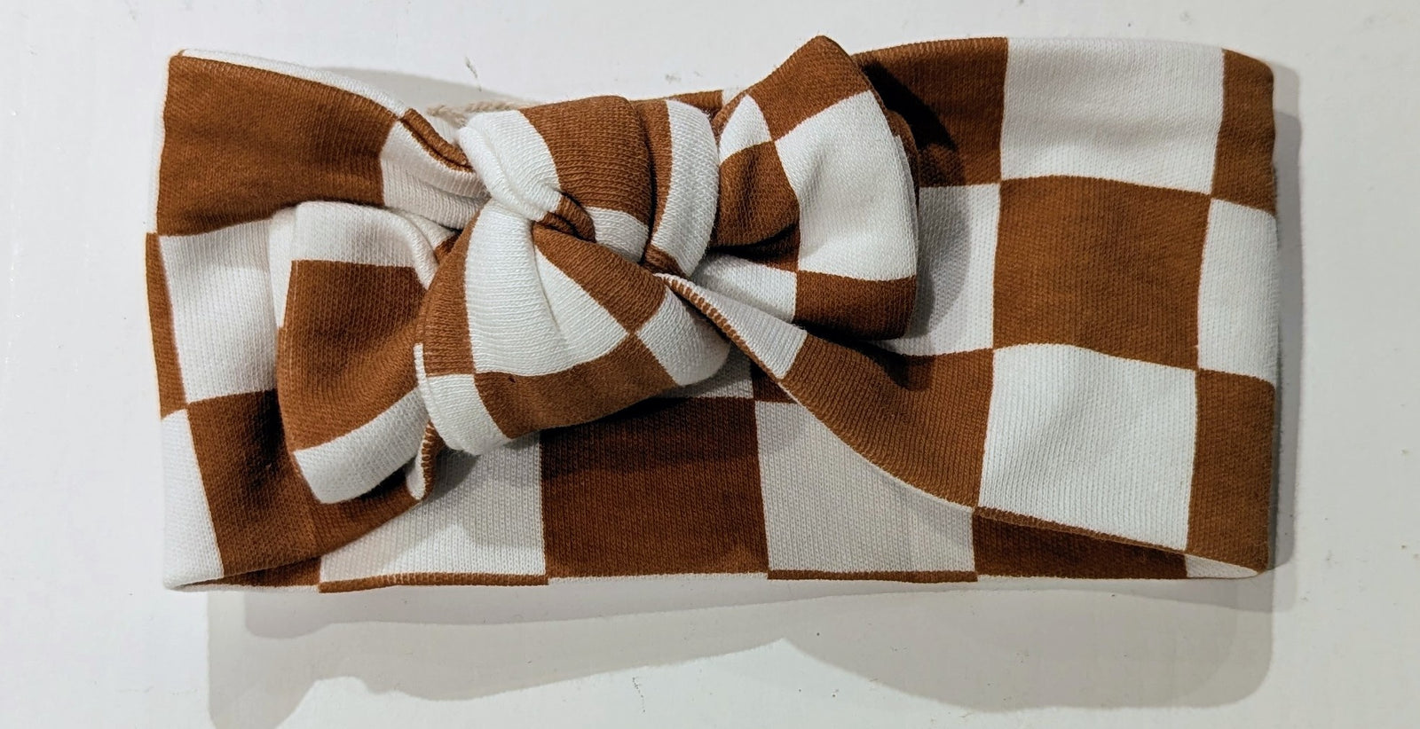 SIIX Collection Organic Bow - Stracciatella Checkerboard, OS