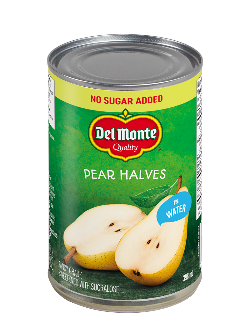 Del Monte Pear Halves No Sugar Added 398ml