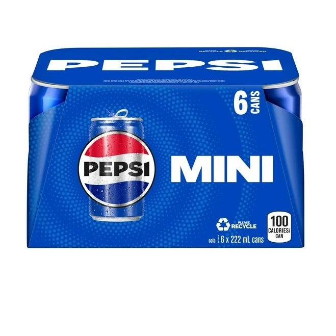 Pepsi Mini 222ml x 6ct