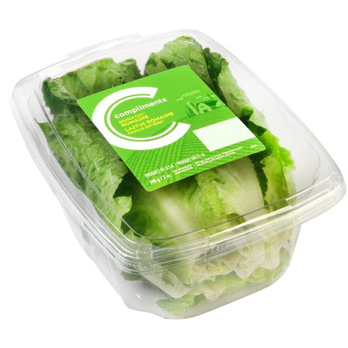Compliments Single Cut Romaine Leaves 198g
