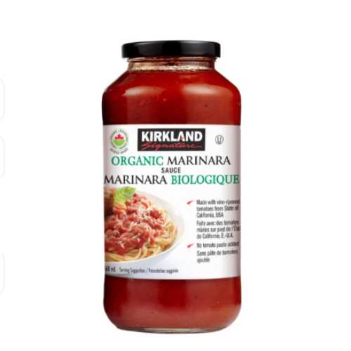 Kirkland Organic Marinara Sauce  860ml