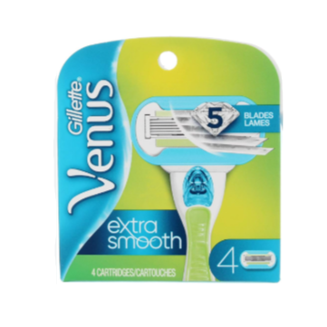 Gillette Womens Venus Embrace Cartridge Refills 4 EA