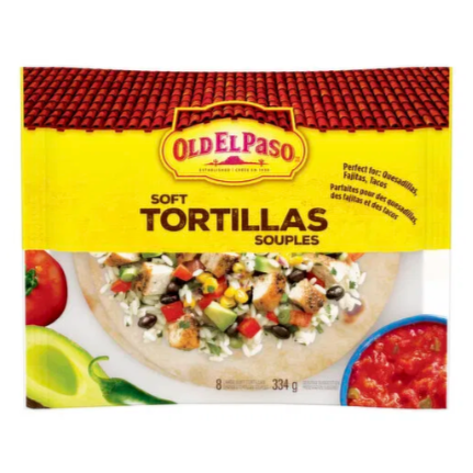 Old El Paso Large Tortilla 334g