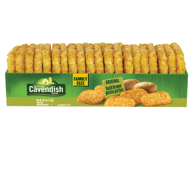 Cavendish Original Hashbrown Patties 1.2kg 20ct