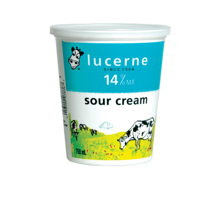 Lucerne Sour Cream 750mL