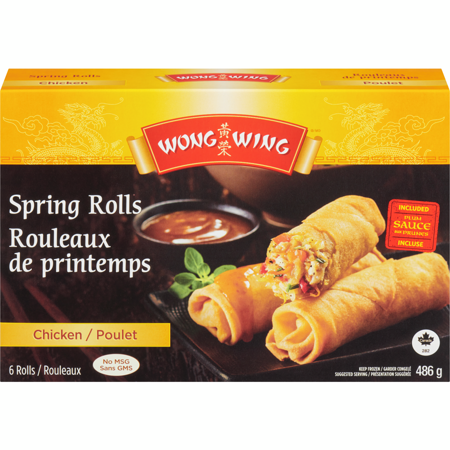 Wong Wing Chicken Spring Rolls  486g