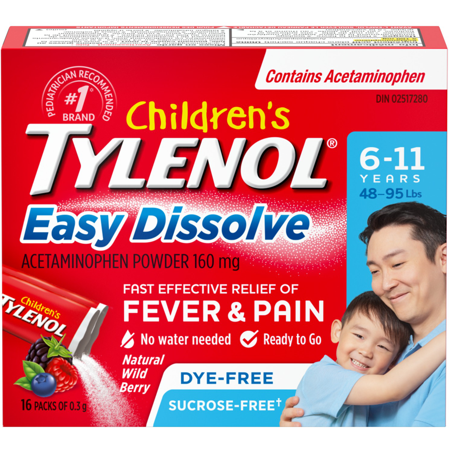 Tylenol Children's Easy Dissolve Powder 160mg