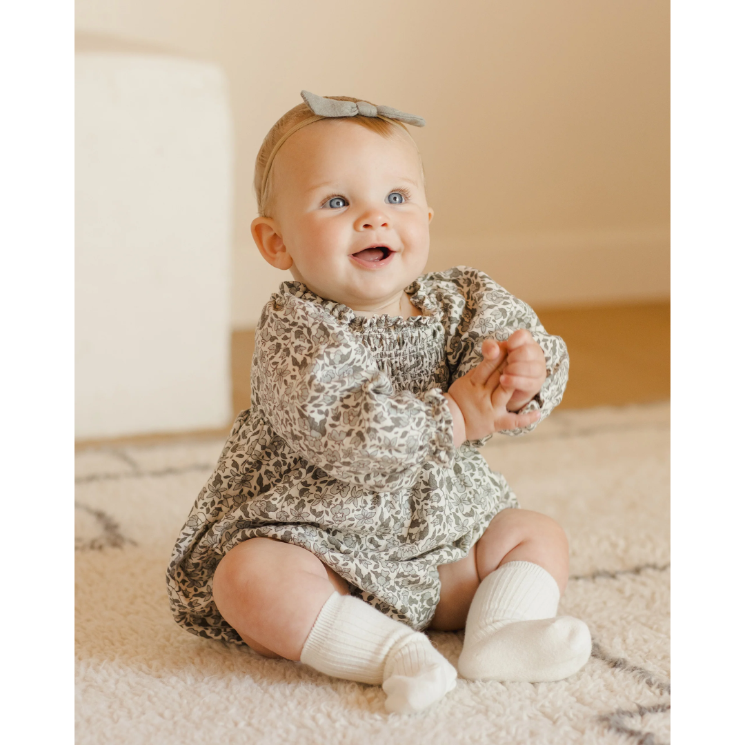 Rylee and Cru Baby Headband - Black Pinstripe