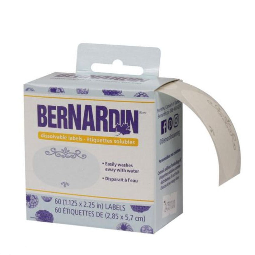 Bernardin Dissolvable Labels 60 ct