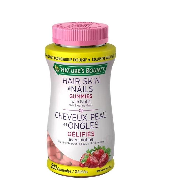 Nature's Bounty Hair Skin & Nails Multivitamin Gummies 200ct