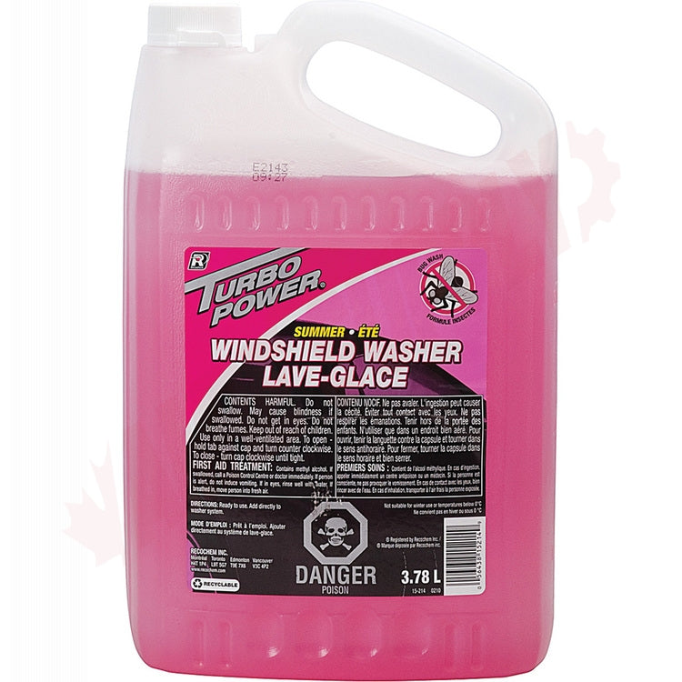Turbo Power Summer Windshield Washer Fluid Bug Off / 3.78L
