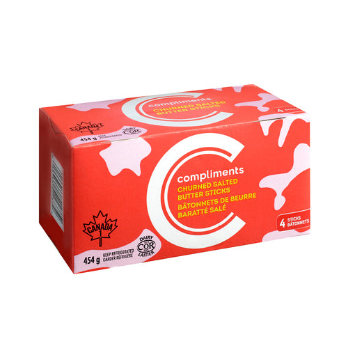 Compliments Salted Butter Sticks 454g