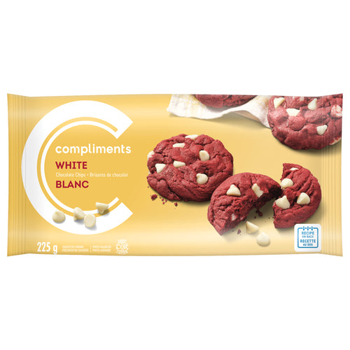 Compliments White Chocolate Chips 225g