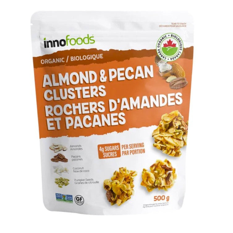 Inno Foods Organic Almond & Pecan Clusters  500g