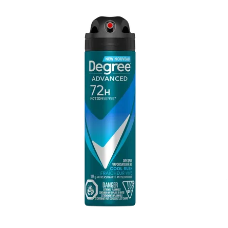 Degree Men Cool Rush Antiperspirant Spray 107g