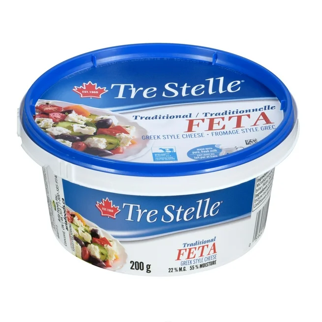 Tre Stelle Greek Style Feta Cheese 200g