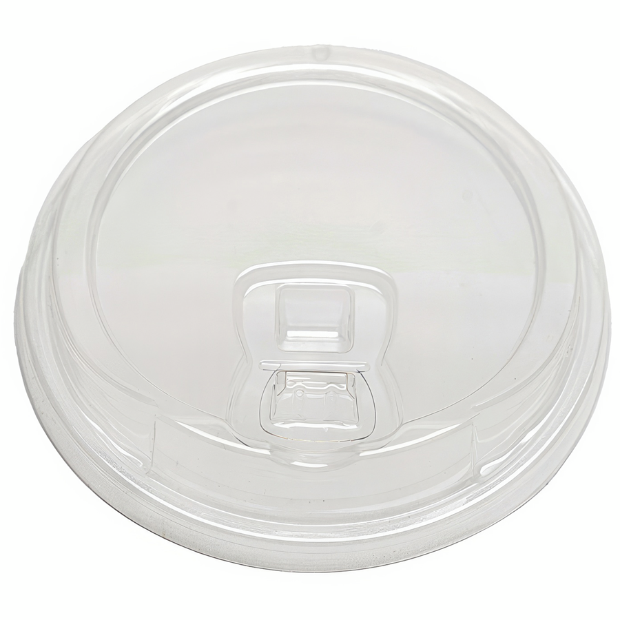 Flat lid with tab for skyline cup
