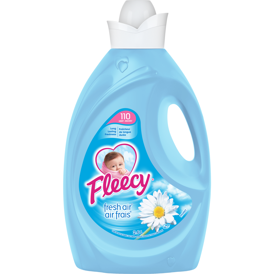 Fleecy Fresh Air Liquid Fabric Softener 2.6L 110 loads