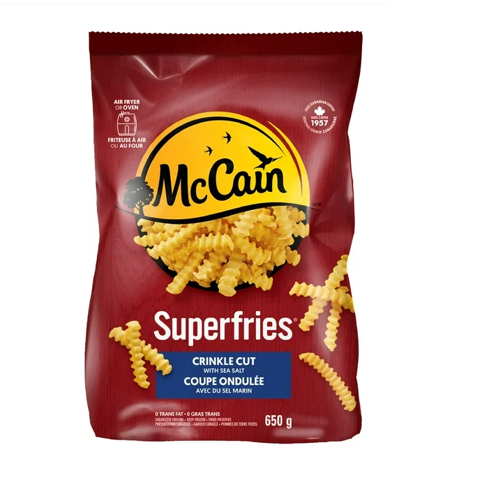 McCain Crinkle Cut Superfries  650g