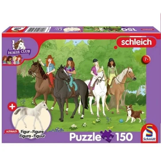 Schleich Horse Club 150pc Puzzle & Figurine
