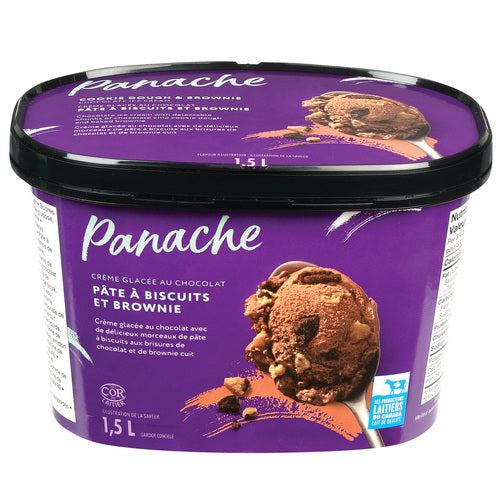 Panache Brownie And Cookie Dough Ice Cream 1 L