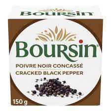 Boursin Cracked Black Pepper Soft Cheese 150g